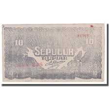 Banknote, Indonesia, 10 Rupiah, 1948, 1948-01-01, KM:S190c, EF(40-45)