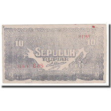Banknote, Indonesia, 10 Rupiah, 1948, 1948-01-01, KM:S190c, EF(40-45)