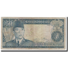 Banknote, Indonesia, 50 Rupiah, 1960, KM:85a, VF(20-25)