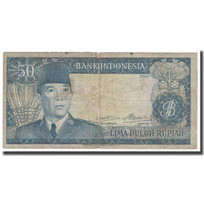 Banknote, Indonesia, 50 Rupiah, 1960, KM:85a, VF(20-25)