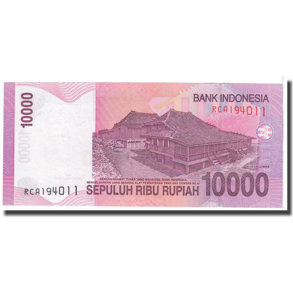 Biljet, Indonesië, 10,000 Rupiah, 2005, KM:143d, SPL