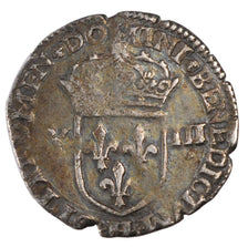 FRANCE, 1/8 Ecu, 1601, La Rochelle, VF(20-25), Silver, 4.52