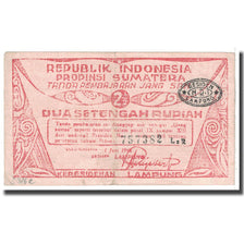 Banknote, Indonesia, 2 1/2 Rupiah, 1948, 1948-06-01, KM:S386a, VF(20-25)