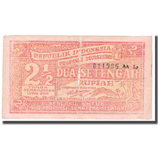 Banknote, Indonesia, 2 1/2 Rupiah, 1948, KM:S202, VG(8-10)