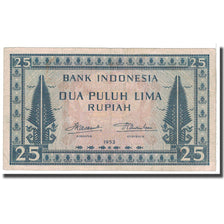 Billet, Indonésie, 25 Rupiah, 1952, KM:44a, TTB