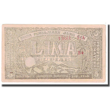 Banknote, Indonesia, 5 Rupiah, 1948, KM:S192c, EF(40-45)