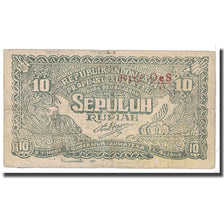 Banknote, Indonesia, 10 Rupiah, 1948, KM:S193a, VF(20-25)