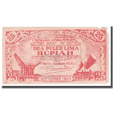 Banknote, Indonesia, 25 Rupiah, 1948, 1948-06-01, KM:S463, VG(8-10)