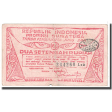 Banknote, Indonesia, 2 1/2 Rupiah, 1948, 1948-06-01, KM:S386a, VF(20-25)