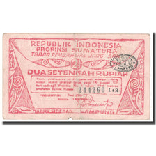 Billete, 2 1/2 Rupiah, 1948, Indonesia, 1948-06-01, KM:S386a, BC