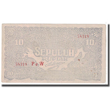Banknote, Indonesia, 10 Rupiah, 1948, 1948-01-01, KM:S190a, AU(50-53)