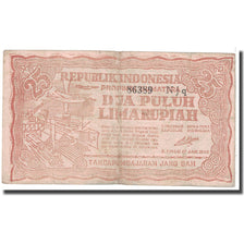 Banknote, Indonesia, 25 Rupiah, 1948, 1948-01-17, KM:S191a, VF(20-25)
