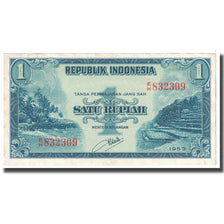 Banknote, Indonesia, 1 Rupiah, 1953, KM:40, AU(50-53)