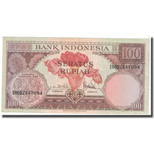 Banknote, Indonesia, 100 Rupiah, 1959, 1959-01-01, KM:69, AU(50-53)