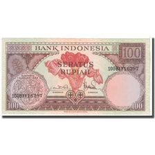 Banknote, Indonesia, 100 Rupiah, 1959, 1959-01-01, KM:69, AU(55-58)