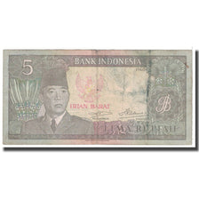 Banknote, Indonesia, 5 Rupiah, 1960, KM:82a, VF(20-25)