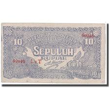 Banconote, Indonesia, 10 Rupiah, 1948, 1948-01-01, KM:S190a, MB
