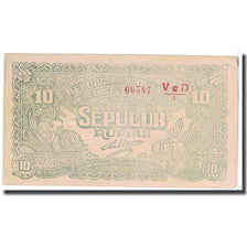 Banknote, Indonesia, 10 Rupiah, 1948, 1948-04-01, KM:S193a, VF(20-25)