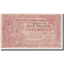 Banknote, Indonesia, 25 Rupiah, 1948, 1948-01-17, KM:S191a, VF(20-25)