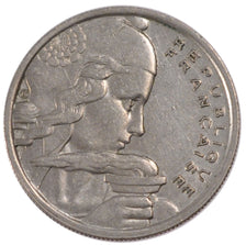 FRANCE, 100 Francs, 1958, EF(40-45), Cupro-nickel, 6.02