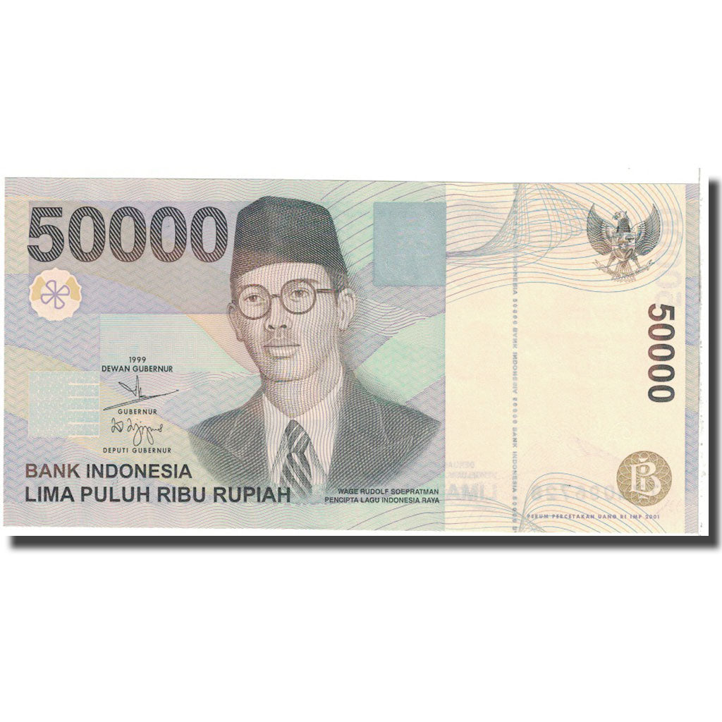 Banconote, Indonesia, 50,000 Rupiah, 1999, KM:139a, SPL