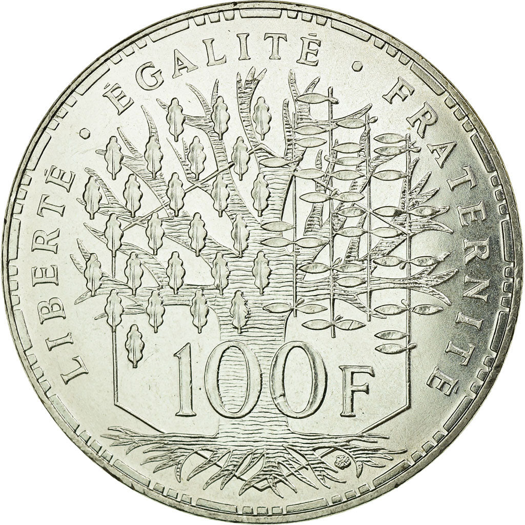 Coin, France, Panthéon, 100 Francs, 1995, Paris, MS(60-62), Silver, Gadoury:898