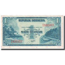Banknote, Indonesia, 1 Rupiah, 1953, KM:40, AU(50-53)