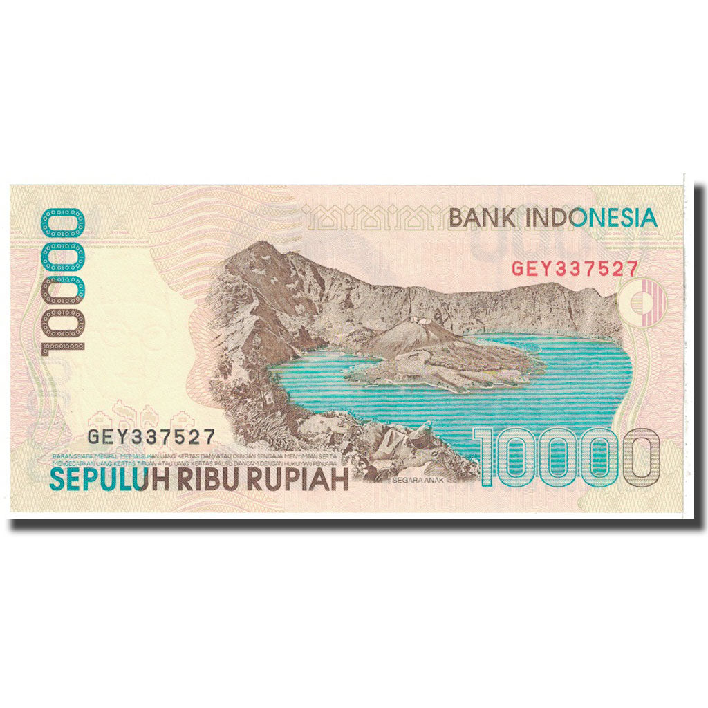 Banknote, Indonesia, 10,000 Rupiah, 1998, KM:137a, UNC(63)