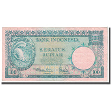 Banknote, Indonesia, 100 Rupiah, 1957, KM:51a, EF(40-45)