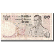 Biljet, Thailand, 10 Baht, 1969, KM:83a, TB