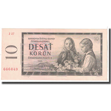 Banknote, Czechoslovakia, 10 Korun, 1960, KM:88b, AU(55-58)