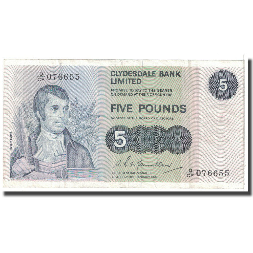 Banknote, Scotland, 5 Pounds, 1979, 1979-01-31, KM:205c, EF(40-45)