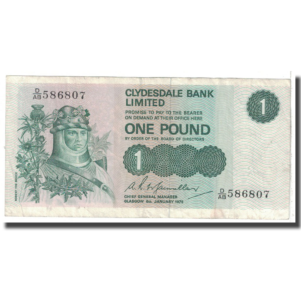 Banknote, Scotland, 1 Pound, 1975, 1975-01-06, KM:204c, VF(20-25)
