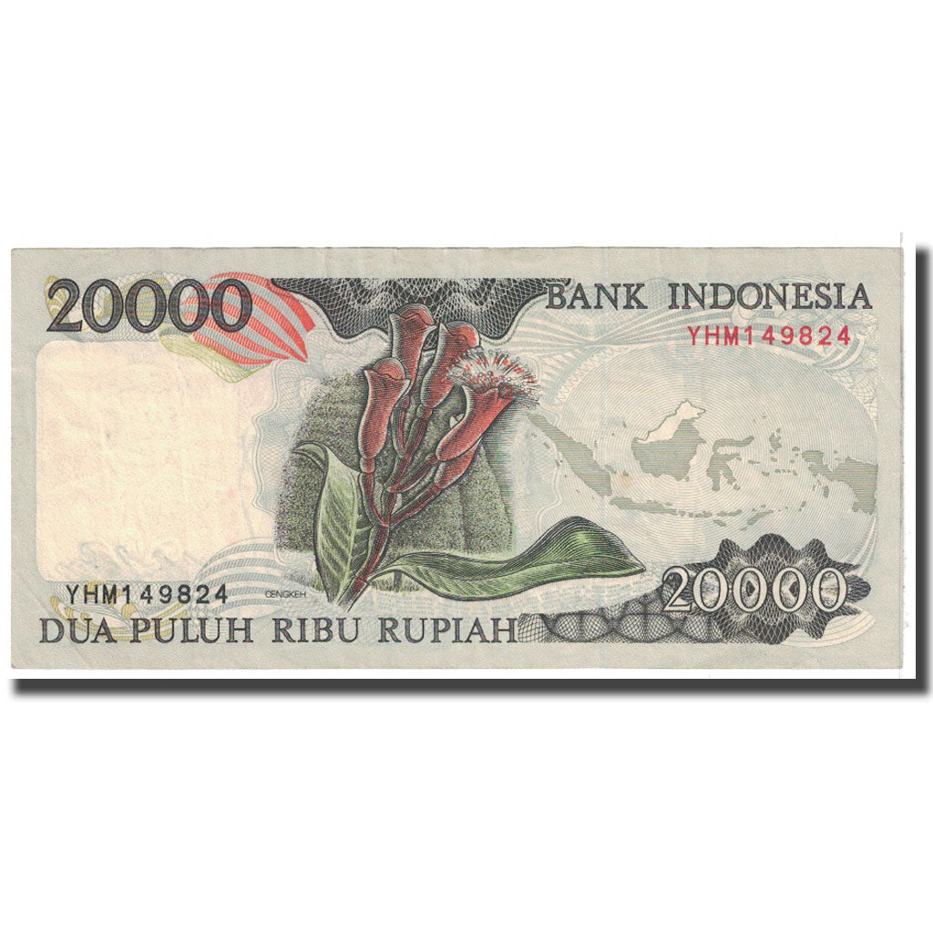 Banknote, Indonesia, 20,000 Rupiah, 1995, KM:135a, EF(40-45)