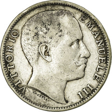 Italië, Vittorio Emanuele III, 2 Lire, 1907, Rome, Zilver, FR+, KM:33