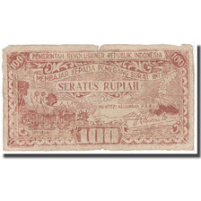 Banknote, Indonesia, 100 Rupiah, 1959, 9-1959, KM:S464, VG(8-10)