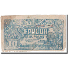 Banknote, Indonesia, 10 Rupiah, 1948, 1948-01-01, KM:S190c, VG(8-10)