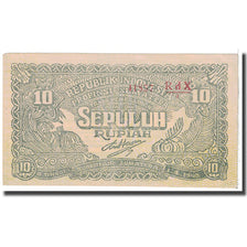 Banknote, Indonesia, 10 Rupiah, 1948, 1948-04-01, KM:S193a, EF(40-45)