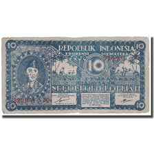 Banknote, Indonesia, 10 Rupiah, 1947, 1947-03-31, KM:S353b, VF(20-25)
