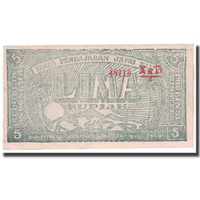 Banknote, Indonesia, 5 Rupiah, 1948, 1948-04-01, KM:S192a, EF(40-45)