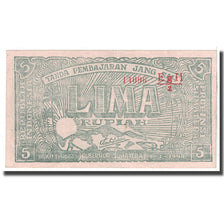 Banknote, Indonesia, 5 Rupiah, 1948, 1948-04-01, KM:S192a, EF(40-45)