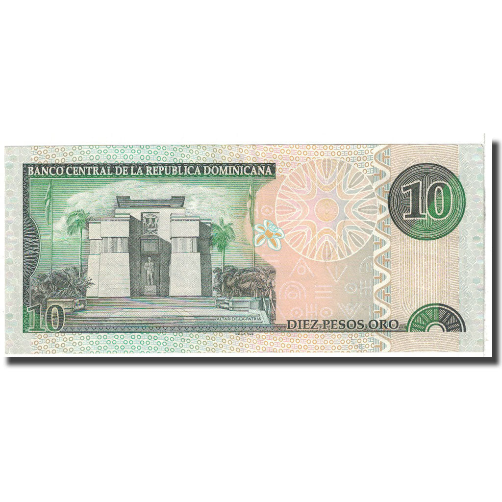 Banknote, Dominican Republic, 10 Pesos Oro, 2002, KM:168b, UNC(65-70)