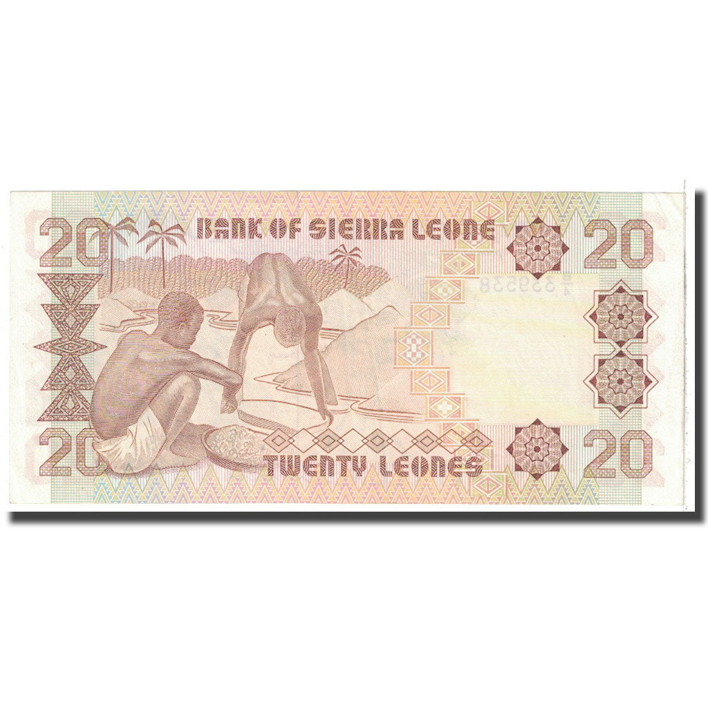 Banknote, Sierra Leone, 20 Leones, 1984, 1988-04-27, KM:16, AU(55-58)