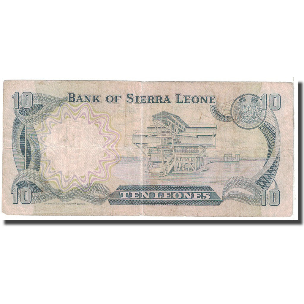 Banknote, Sierra Leone, 10 Leones, 1984, 1984-04-19, KM:8b, VF(20-25)