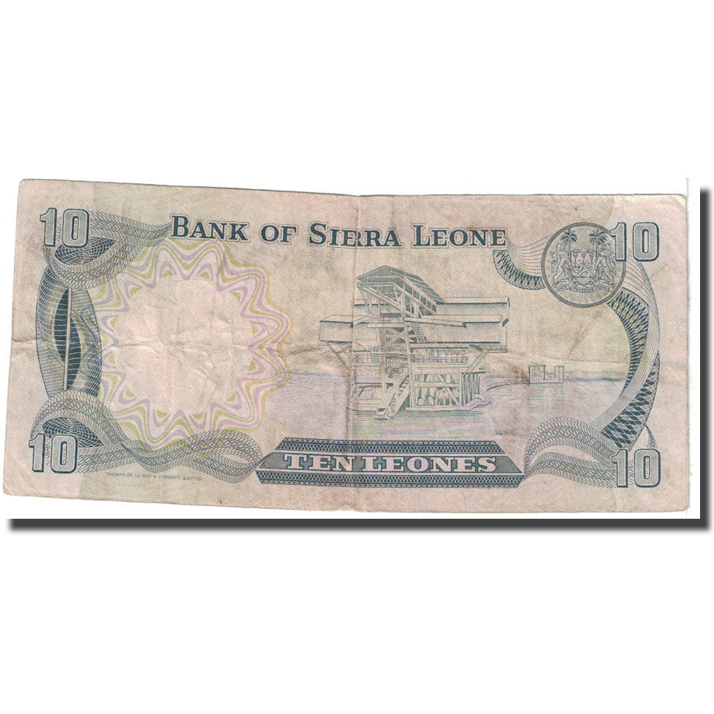 Banknote, Sierra Leone, 10 Leones, 1984, 1984-04-19, KM:8b, VF(20-25)