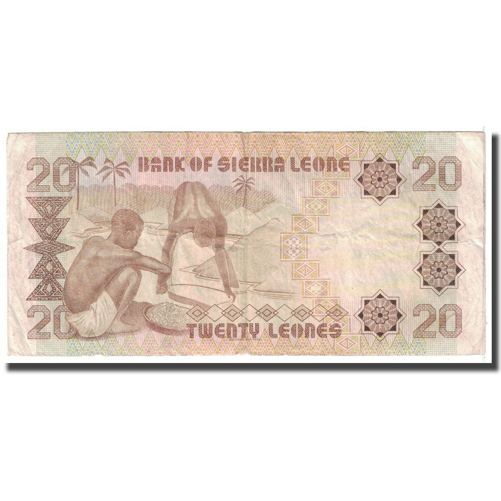 Banknote, Sierra Leone, 20 Leones, 1984, 1984-08-24, KM:14b, VF(20-25)