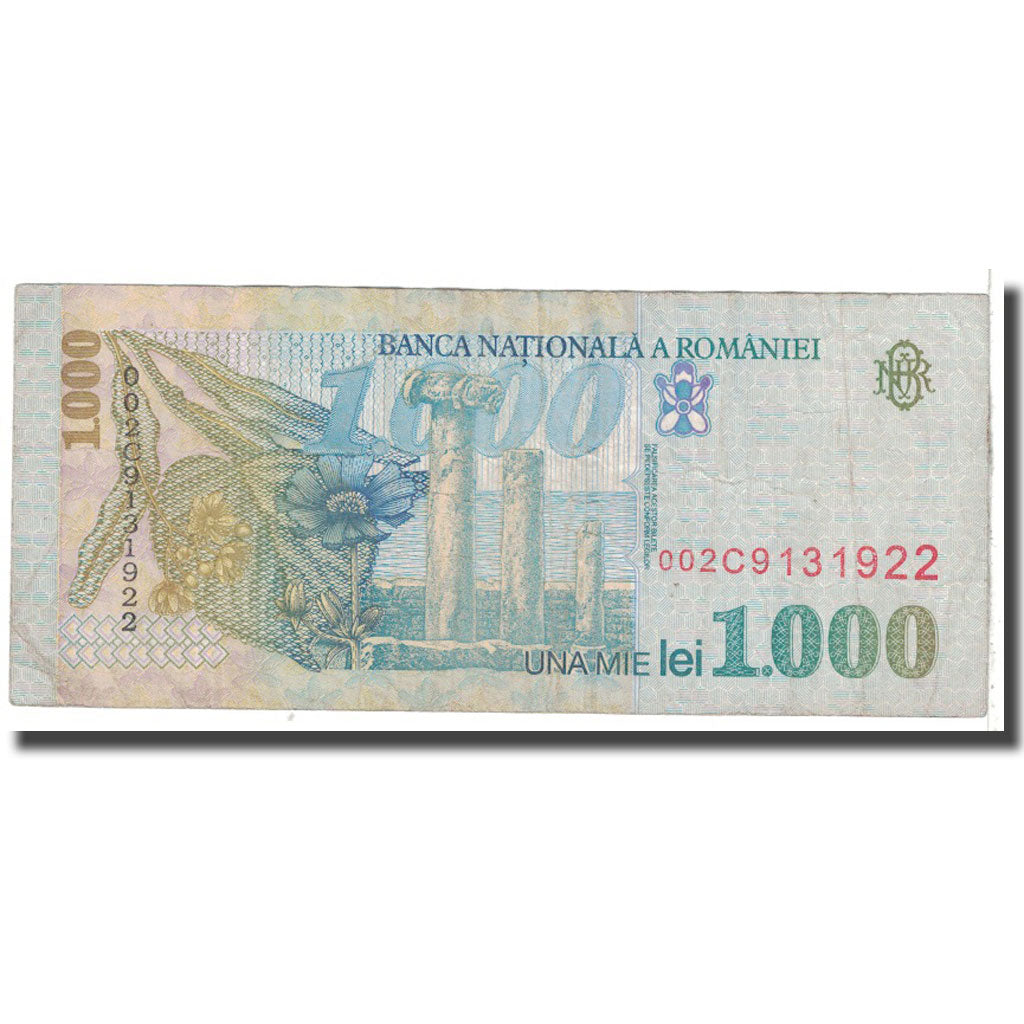 Banknote, Romania, 1000 Lei, 1998, KM:106, VF(20-25)