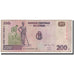 Billete, 200 Francs, 2000, República Democrática de Congo, 2000-06-30, KM:95a