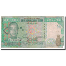 Banknote, Guinea, 10,000 Francs, 2007, KM:42a, VG(8-10)