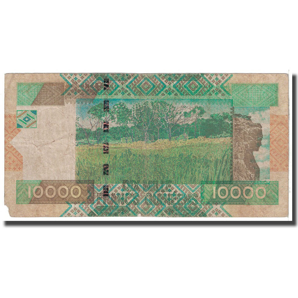 Banknote, Guinea, 10,000 Francs, 2007, KM:42a, VG(8-10)
